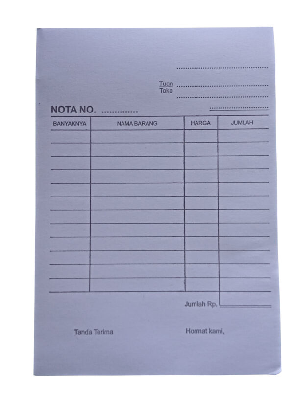 Nota Kontan Paperline 2 PLY K2 NCR